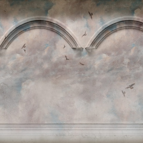 Fototapet, Heavenly Arches, Blue, Rebel Walls - Img 2