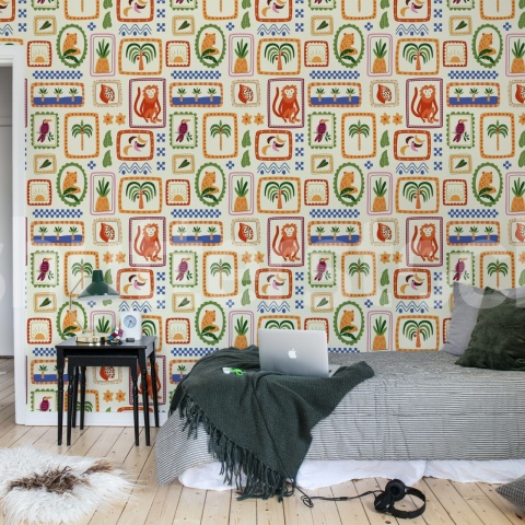Fototapet, Jungle Frames, Rainbow, Rebel Walls - Img 3
