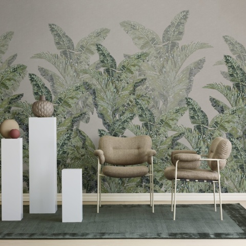 Fototapet, Jungle Pearl, Beige, Rebel Walls - Img 3
