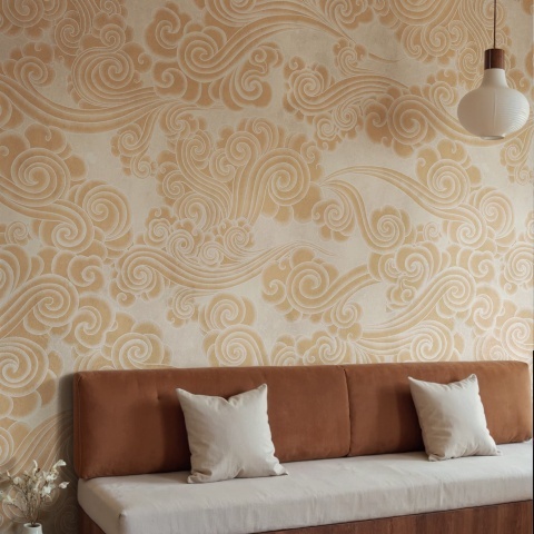 Fototapet, Kumo, Yellow, Rebel Walls - Img 3
