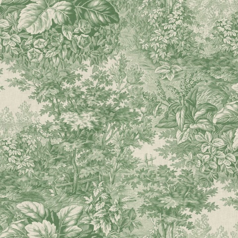 Fototapet lavabil, Forest Toile, Green, Sandberg - Img 2