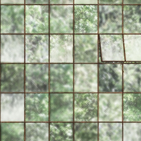 Fototapet lavabil, Green Window 9528W