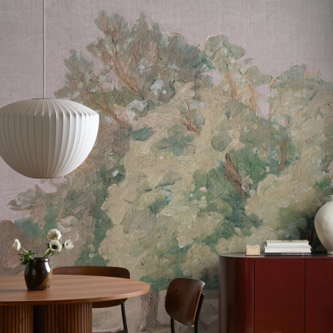 Fototapet lavabil, Hedgerow Landscape 9670W