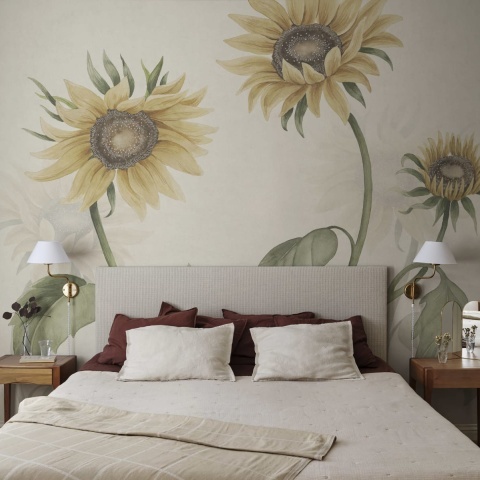 Fototapet lavabil, Sunflowers, Yellow, Sandberg - Img 3