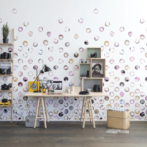 Fototapet, Lenses, Peach, repetitiv, Rebel Walls - Img 4