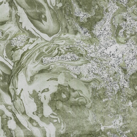Fototapet, Marble Flow, Green, Rebel Walls - Img 2