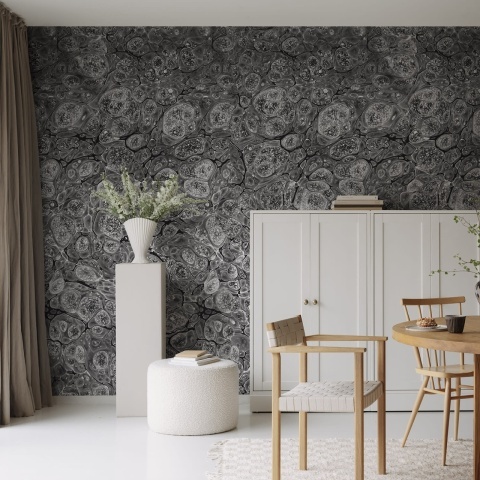 Fototapet, Marbling, Graphite, Rebel Walls