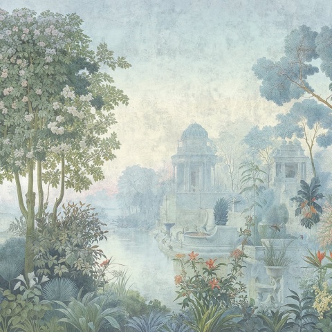 Fototapet Misty Temple Horizon - personalizat, VLAdiLA - Img 4