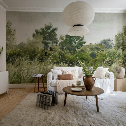 Fototapet, Oatfields, Spring, Rebel Walls