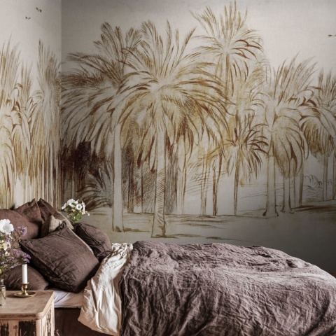 Fototapet, Ocean Palms, Beige, Rebel Walls - Img 4