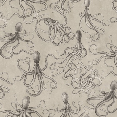 Fototapet, Octopus, Beige, Rebel Walls - Img 2