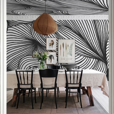 Fototapet, Opulence Lines, Graphite, Rebel Walls - Img 6