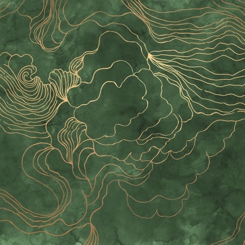 Fototapet, Opulence Storm, Green, Rebel Walls - Img 2