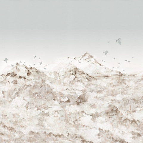 Fototapet, Paper Mountains, Sepia, Rebel Walls - Img 2