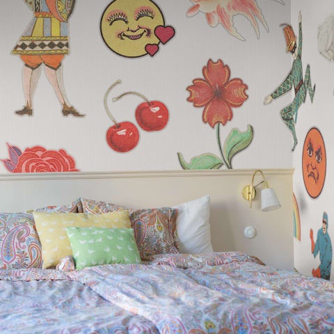 Fototapet, Patches, White, Rebel Walls - Img 5