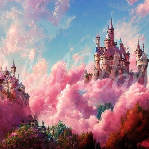 Fototapet, Pink Castle, Rebel Walls - Img 2