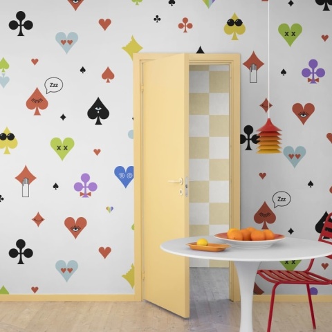 Fototapet, Poker Face, Rainbow, Rebel Walls - Img 3