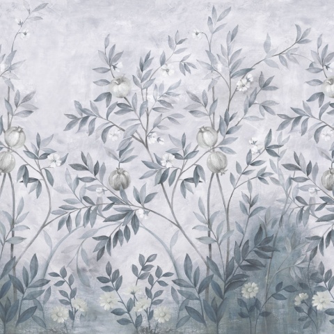 Fototapet, Pome Greenery, Blue, Rebel Walls - Img 2