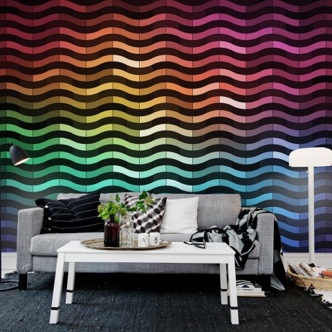 Fototapet, Rainbowwave, Rebel Walls - Img 3