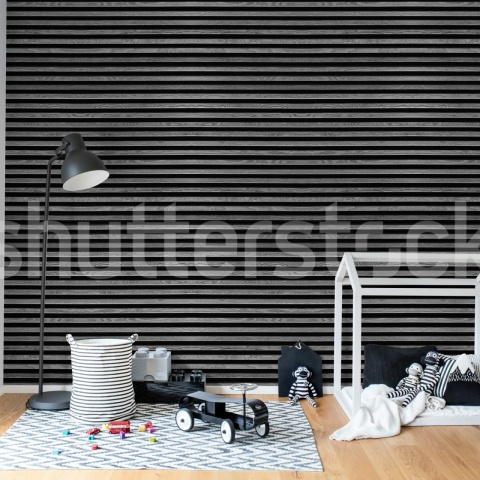 Fototapet, Rib Wood, Horizontal Gray, Rebel Walls - Img 3