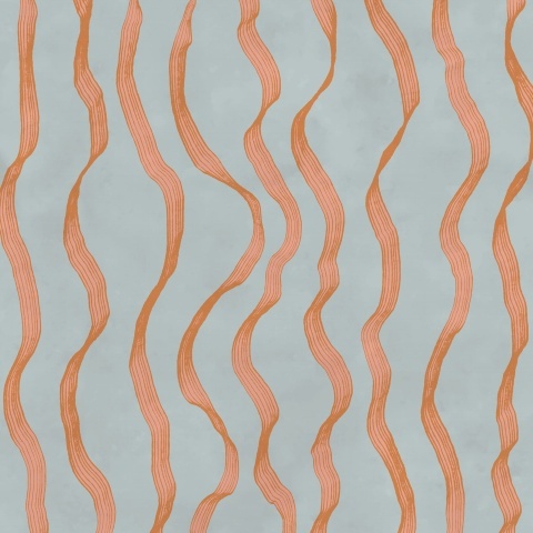 Fototapet, Ribbon Stripe, Blue, Rebel Walls - Img 2