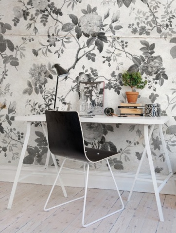 Fototapet, Rosegarden, Black, Rebel Walls - Img 4