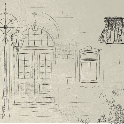 Fototapet Rue de l'Abreuvoir, VLAdiLA - Img 2