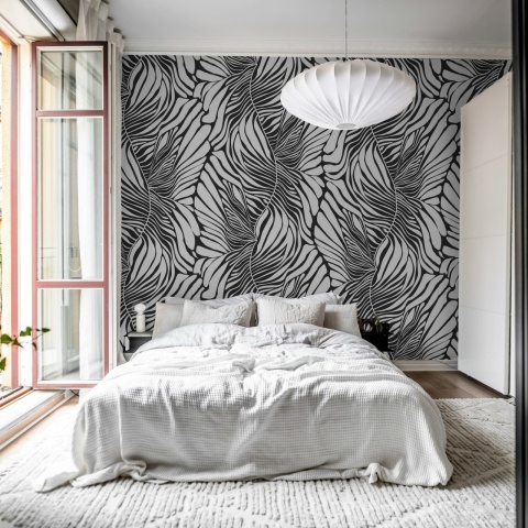 Fototapet, Seagrass, Graphite, Rebel Walls