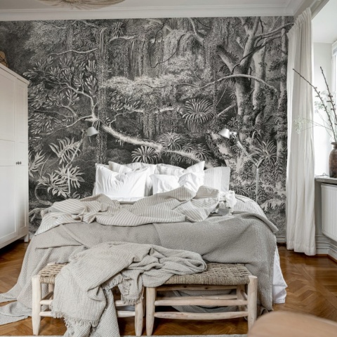 Fototapet, Secret Well Repeatable, Black & White, Rebel Walls