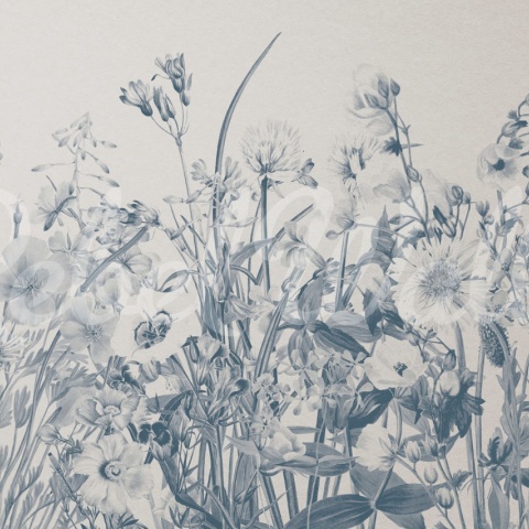 Fototapet, Soft Meadow, Blue, Rebel Walls - Img 2