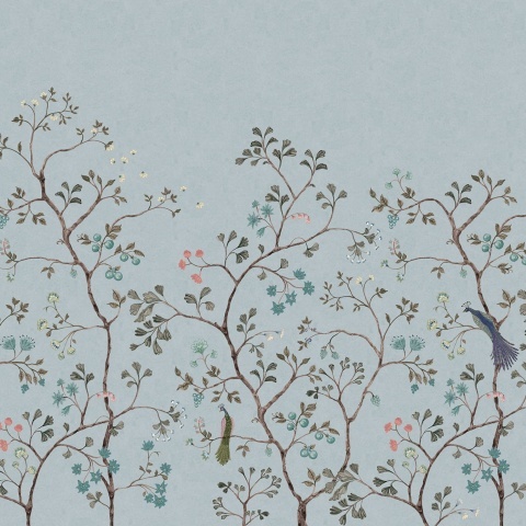 Fototapet, Songbird Mural, Blue, Rebel Walls - Img 2