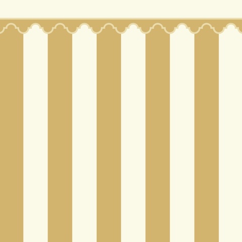Fototapet, Stripe Chateau, Yellow, Rebel Walls - Img 2
