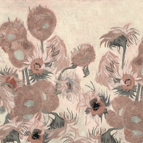 Fototapet, Sunflowers Repeatable, Soft, Rebel Walls - Img 2