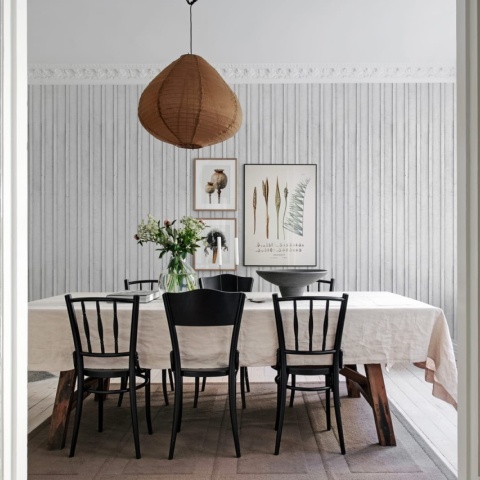 Fototapet, Swedish Cottage, White, Rebel Walls - Img 5