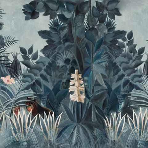 Fototapet, The Equatorial Jungle, Blue, Rebel Walls - Img 2
