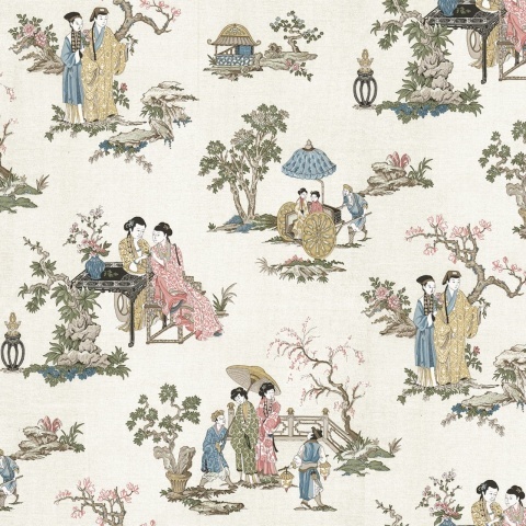 Fototapet, Toile Conversation, Beige, Rebel Walls - Img 2