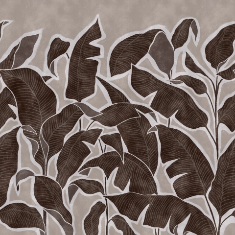 Fototapet, Tropical Breeze, Brown, Rebel Walls - Img 2