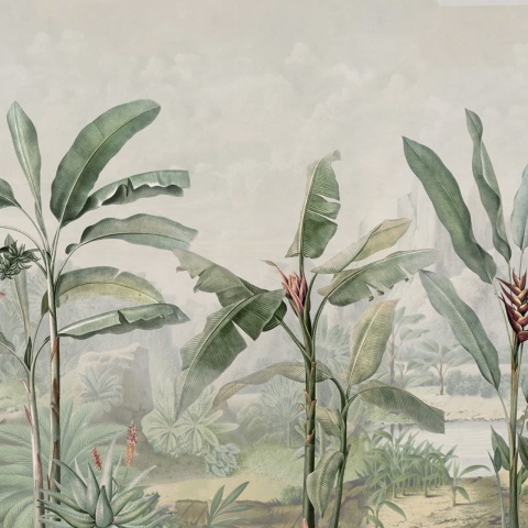 Fototapet, Tropical Palms, Vintage, Rebel Walls - Img 2
