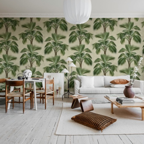 Fototapet, Tropical Rhythm, Beige, Rebel Walls - Img 3