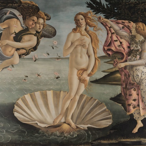 Fototapet, Venus Birth by Sandro Botticelli, Rebel Walls - Img 2