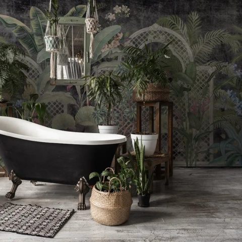 Fototapet Verdant mosaic (dark), VLAdiLA - Img 6