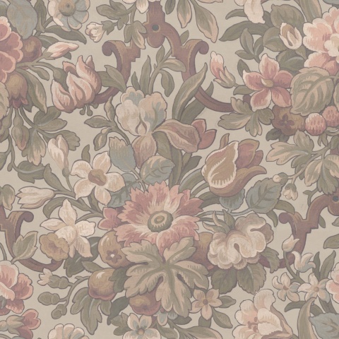Fototapet, Vintage Flora, Pastel, Rebel Walls - Img 4