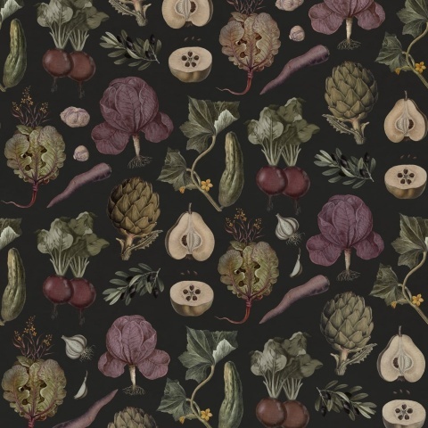 Fototapet, Vintage Greens, Black, Rebel Walls - Img 2