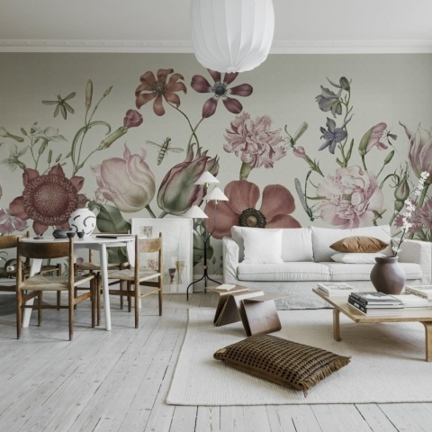 Fototapet, Wild Flowers, Vintage, Rebel Walls - Img 3