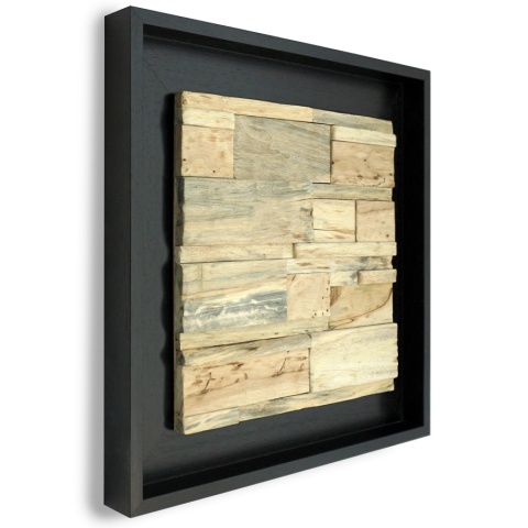 Panou decorativ lemn, Arbore de cauciuc, Lupe Sina Black - Img 2