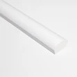 Profil dreapta pentru riflaj decorativ 3D Luna, Alb, 2.5x1.6x270 cm - Img 3