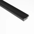 Profil dreapta pentru riflaj decorativ 3D Onda, Negru, 3.2x1.3x270 cm - Img 3