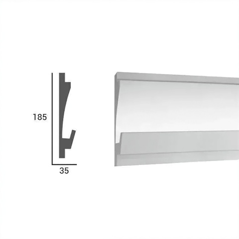 Profil scafa LED KD406 - 18.5x3.5x115 cm - Img 2