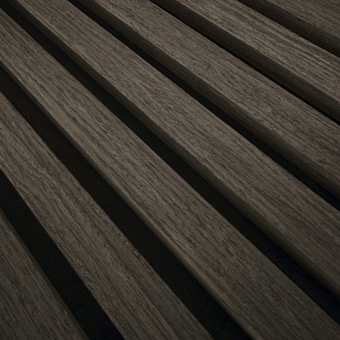 Riflaj decorativ MDF, Walnut, fonoabsorbant, 28x2.1x270 cm - Img 3