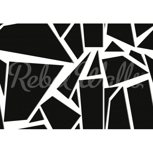 Tapet Bold Mosaic, Graphite, Rebel Walls - Img 2